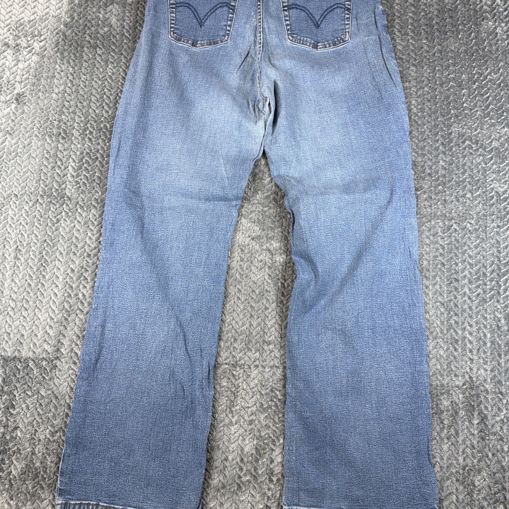 Levi's 512 Women's Classic Slim Stretch Tapered Leg Blue Denim Jeans Size 16M - Picture 10 of 15